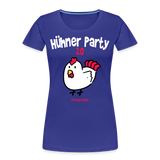 Hühner Party 2023 Chicken White - Frauen Premium Bio T-Shirt - Königsblau