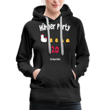 Hühnerparty 2.0 - Frauen Premium Hoodie - Schwarz