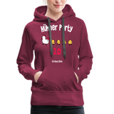 Hühnerparty 2.0 - Frauen Premium Hoodie - Bordeaux