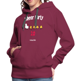 Hühnerparty 2.0 - Frauen Premium Hoodie - Bordeaux