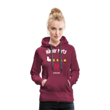 Hühnerparty 2.0 - Frauen Premium Hoodie - Bordeaux