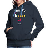 Hühnerparty 2.0 - Frauen Premium Hoodie - Navy