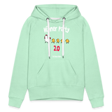 Hühnerparty 2.0 - Frauen Premium Hoodie - helles Mintgrün