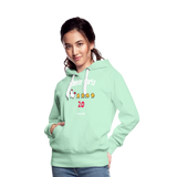 Hühnerparty 2.0 - Frauen Premium Hoodie - helles Mintgrün