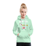 Hühnerparty 2.0 - Frauen Premium Hoodie - helles Mintgrün