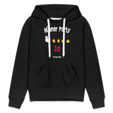 Hühnerparty 2.0 - Frauen Premium Hoodie - Anthrazit