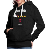 Hühnerparty 2.0 - Frauen Premium Hoodie - Anthrazit