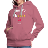 Hühnerparty 2.0 - Frauen Premium Hoodie - Malve