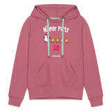 Hühnerparty 2.0 - Frauen Premium Hoodie - Malve