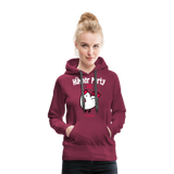 Hühnerparty 2.0 Boss Huhn Frauen Premium Hoodie - Bordeaux