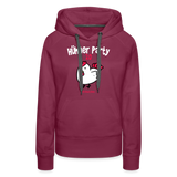 Hühnerparty 2.0 Boss Huhn Frauen Premium Hoodie - Bordeaux