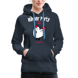 Hühnerparty 2.0 Boss Huhn Frauen Premium Hoodie - Navy