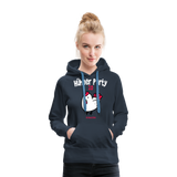 Hühnerparty 2.0 Boss Huhn Frauen Premium Hoodie - Navy