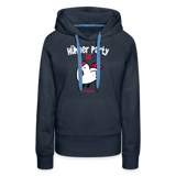 Hühnerparty 2.0 Boss Huhn Frauen Premium Hoodie - Navy