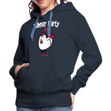 Hühnerparty 2.0 Boss Huhn Frauen Premium Hoodie - Navy