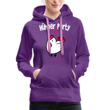 Hühnerparty 2.0 Boss Huhn Frauen Premium Hoodie - Purple