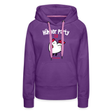 Hühnerparty 2.0 Boss Huhn Frauen Premium Hoodie - Purple