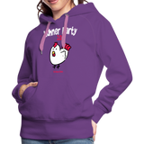 Hühnerparty 2.0 Boss Huhn Frauen Premium Hoodie - Purple