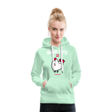 Hühnerparty 2.0 Boss Huhn Frauen Premium Hoodie - helles Mintgrün