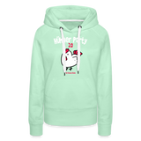 Hühnerparty 2.0 Boss Huhn Frauen Premium Hoodie - helles Mintgrün