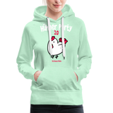 Hühnerparty 2.0 Boss Huhn Frauen Premium Hoodie - helles Mintgrün