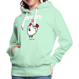 Hühnerparty 2.0 Boss Huhn Frauen Premium Hoodie - helles Mintgrün