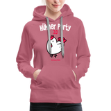 Hühnerparty 2.0 Boss Huhn Frauen Premium Hoodie - Malve