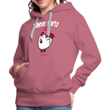 Hühnerparty 2.0 Boss Huhn Frauen Premium Hoodie - Malve