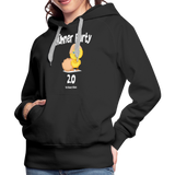 Hühnerparty 2.0 Küken Frauen Premium Hoodie - Schwarz