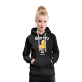 Hühnerparty 2.0 Küken Frauen Premium Hoodie - Schwarz