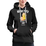 Hühnerparty 2.0 Küken Frauen Premium Hoodie - Schwarz