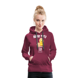 Hühnerparty 2.0 Küken Frauen Premium Hoodie - Bordeaux