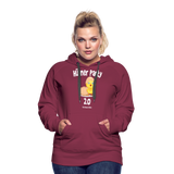 Hühnerparty 2.0 Küken Frauen Premium Hoodie - Bordeaux