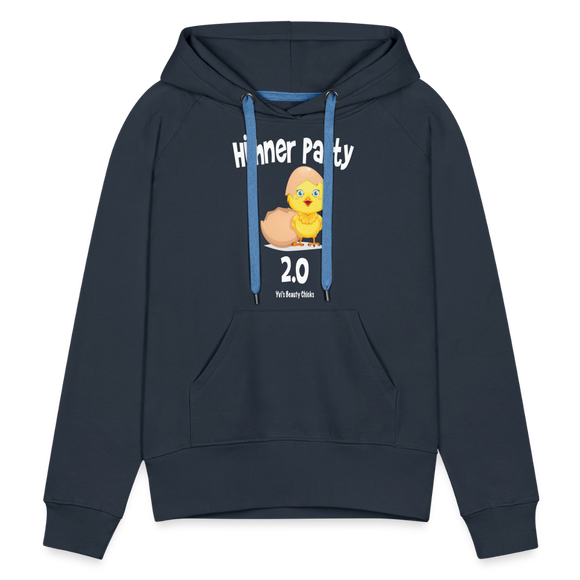 Hühnerparty 2.0 Küken Frauen Premium Hoodie - Navy