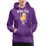 Hühnerparty 2.0 Küken Frauen Premium Hoodie - Purple