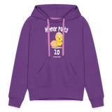 Hühnerparty 2.0 Küken Frauen Premium Hoodie - Purple