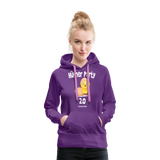 Hühnerparty 2.0 Küken Frauen Premium Hoodie - Purple