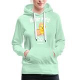 Hühnerparty 2.0 Küken Frauen Premium Hoodie - helles Mintgrün