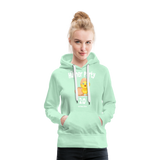 Hühnerparty 2.0 Küken Frauen Premium Hoodie - helles Mintgrün