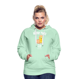 Hühnerparty 2.0 Küken Frauen Premium Hoodie - helles Mintgrün