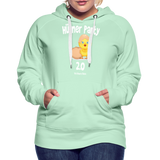 Hühnerparty 2.0 Küken Frauen Premium Hoodie - helles Mintgrün