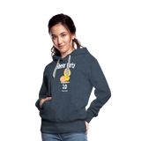 Hühnerparty 2.0 Küken Frauen Premium Hoodie - Jeansblau