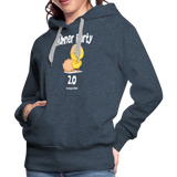 Hühnerparty 2.0 Küken Frauen Premium Hoodie - Jeansblau