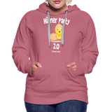 Hühnerparty 2.0 Küken Frauen Premium Hoodie - Malve