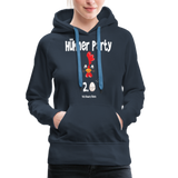 Hühnerparty 2.0 Eggs Frauen Premium Hoodie - Navy