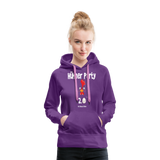 Hühnerparty 2.0 Eggs Frauen Premium Hoodie - Purple