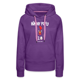 Hühnerparty 2.0 Eggs Frauen Premium Hoodie - Purple