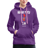 Hühnerparty 2.0 Eggs Frauen Premium Hoodie - Purple