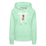 Hühnerparty 2.0 Eggs Frauen Premium Hoodie - helles Mintgrün