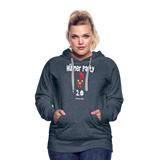 Hühnerparty 2.0 Eggs Frauen Premium Hoodie - Jeansblau